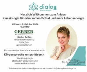 hilft Kinesiologie zum Schlafen?